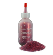 Load image into Gallery viewer, Amerikan Body Art | Face Paint Glitter Poof - Large Opaque Firetruck Red (2oz)