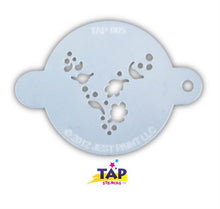 Load image into Gallery viewer, TAP 005 Face Painting Stencil - Wind Dust