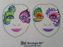 Load image into Gallery viewer, Jest Design It Face Painting Practice Board - 2 FRONT View Kids