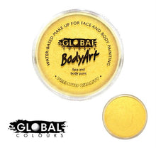 Load image into Gallery viewer, Global Body Art Face Paint - Pearl Yellow 32gr