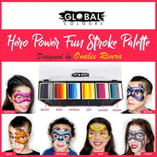 Load image into Gallery viewer, Global Fun Stroke Paint Palette - Hero Power by Onalee Rivera