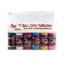 Load image into Gallery viewer, ProAiir Alcohol Based Hybrid Airbrush Body Paint Set - 6 Basic 2oz Bottles