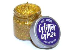 Load image into Gallery viewer, Art Factory | Glitter Glaze Face & Body Glitter Paint - Gold (1 fl oz)