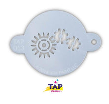 Load image into Gallery viewer, TAP 013 Face Painting Stencil - Robotic Gears