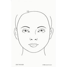 Load image into Gallery viewer, FAB Wipeable Face Painting Practice Board - Single Child Face