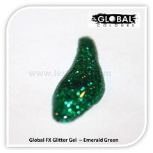 Load image into Gallery viewer, Global FX Face Painting Glitter Gel - Emerald Green 36ml/1.2oz