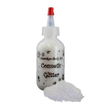 Load image into Gallery viewer, Amerikan Body Art | Face Painting Glitter Poof - Large Holographic Sparkle White (2oz)