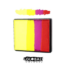 Load image into Gallery viewer, Global Body Art Face Paint - Rainbow Cake Spain 50gr
