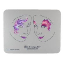 Load image into Gallery viewer, Jest Design It Face Painting Practice Board - 2 SIDE View Kids