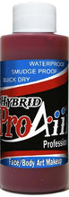 Load image into Gallery viewer, ProAiir Alcohol Based Hybrid Airbrush Body Paint 2oz - Blood Red
