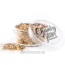 Load image into Gallery viewer, Art Factory | Loose Chunky Glitter - Gold Digger (1.5 oz jar)