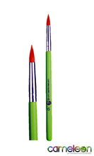 Load image into Gallery viewer, Cameleon Face Painting Brush - Round #4 (short green handle)