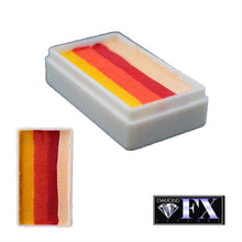 Load image into Gallery viewer, DFX Face Paint Rainbow Cake - Small Lobster Luau (RS30-2) 30gr #2
