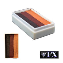 Load image into Gallery viewer, DFX Face Paint Rainbow Cake - Small Bear Sense (RS30-21) 30gr #21