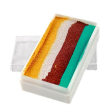 Load image into Gallery viewer, DFX Face Paint Rainbow Cake - Small Aqua Mania 30gr