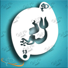 Load image into Gallery viewer, Diva Stencils | Face Painting Stencil | Mermaid #2 (00013)