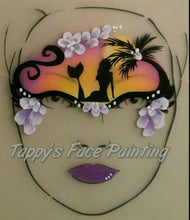 Load image into Gallery viewer, Diva Stencils | Face Painting Stencil | Mermaid #1 (00409)