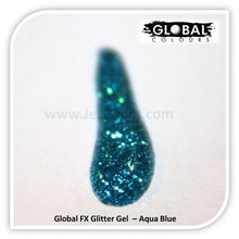 Load image into Gallery viewer, Global FX Face Painting Glitter Gel - Aqua Blue 36ml/1.2oz
