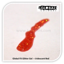 Load image into Gallery viewer, Global FX Face Painting Glitter Gel - Iridescent Red 36ml/1.2oz