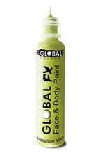 Load image into Gallery viewer, Global FX Face Painting Glitter Gel - Iridescent Yellow 36ml/1.2oz