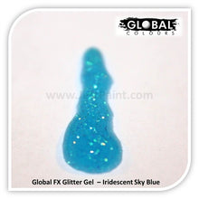 Load image into Gallery viewer, Global FX Face Painting Glitter Gel - Iridescent Sky Blue 36ml/1.2oz