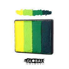 Load image into Gallery viewer, Global Body Art Face Paint - Rainbow Cake Everglades 50gr