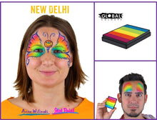 Load image into Gallery viewer, Global Body Art Face Paint - Rainbow Cake New Delhi 50gr