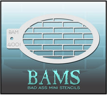 Load image into Gallery viewer, Bad Ass Mini 4001-Face Painting Stencil - Bricks