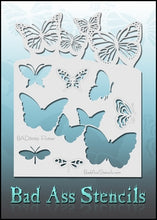Load image into Gallery viewer, Bad Ass Body Painting Stencil - Flutter
