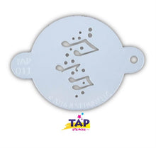 Load image into Gallery viewer, TAP 011 Face Painting Stencil - Music
