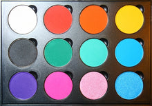 Load image into Gallery viewer, Vibrant Pressed Face Powders Palette (w/Red) by JestPaint