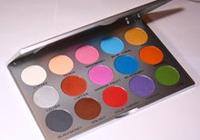 Load image into Gallery viewer, Kryolan - VIVA Brillliant Color Medley -15 Color Shadow Palette