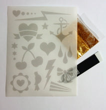 Load image into Gallery viewer, Glisten Up Brush On Glitter Tattoos - Gold