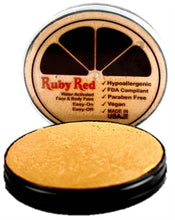 Load image into Gallery viewer, Ruby Red Face Paint - Metallic Gold