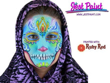 Load image into Gallery viewer, Ruby Red Face Paint - Small 8 Color Pastel Palette