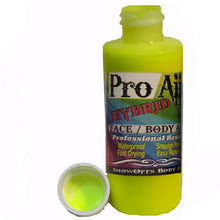 Load image into Gallery viewer, ProAiir Alcohol Based Hybrid Airbrush Paint 2oz - Flo Yellow (UV/Neon)