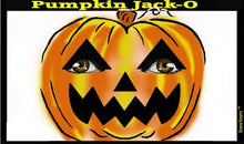 Load image into Gallery viewer, Stencil Eyes - Face Painting Stencil - Pumpkin Jack-O