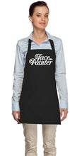 Load image into Gallery viewer, Face Painter Apron - Black with Silver Letters