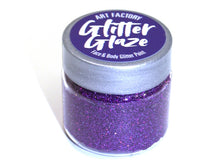 Load image into Gallery viewer, Art Factory | Glitter Glaze Face & Body Glitter Paint - Purple (1 fl oz)