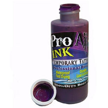 Load image into Gallery viewer, ProAiir Alcohol Based Hybrid Airbrush Body Paint 2oz - Purple