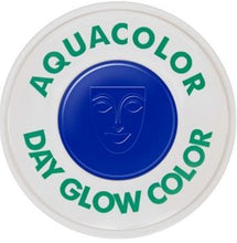 Load image into Gallery viewer, Kryolan Day Glow Aquacolor - UV Blue - 30ml