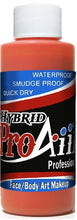 Load image into Gallery viewer, ProAiir Alcohol Based Hybrid Airbrush Body Paint 2oz - Orange