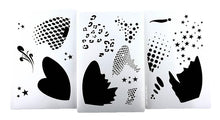 Load image into Gallery viewer, Butterfleyes- Graffiti Butterfly Face Painting Stencil Kit