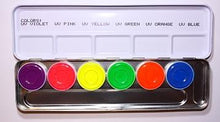 Load image into Gallery viewer, Kryolan Aquacolor Palette - UV 6 Colors