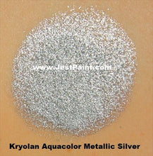 Load image into Gallery viewer, Kryolan Face Paint Aquacolor - Metallic Silver - 2oz/60gr
