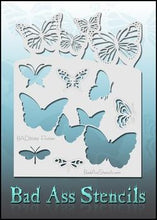 Load image into Gallery viewer, Bad Ass Body Painting Stencil - Flutter
