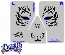 Load image into Gallery viewer, Stencil Eyes / Mask- Face Painting Stencil - Kool Kat
