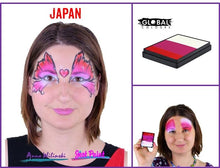 Load image into Gallery viewer, Global Body Art Face Paint - Rainbow Cake Japan 50gr
