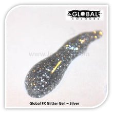 Load image into Gallery viewer, Global FX Face Painting Glitter Gel - Silver 36ml/1.2oz
