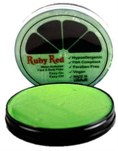 Load image into Gallery viewer, Ruby Red Face Paint - Regular Lime Green
